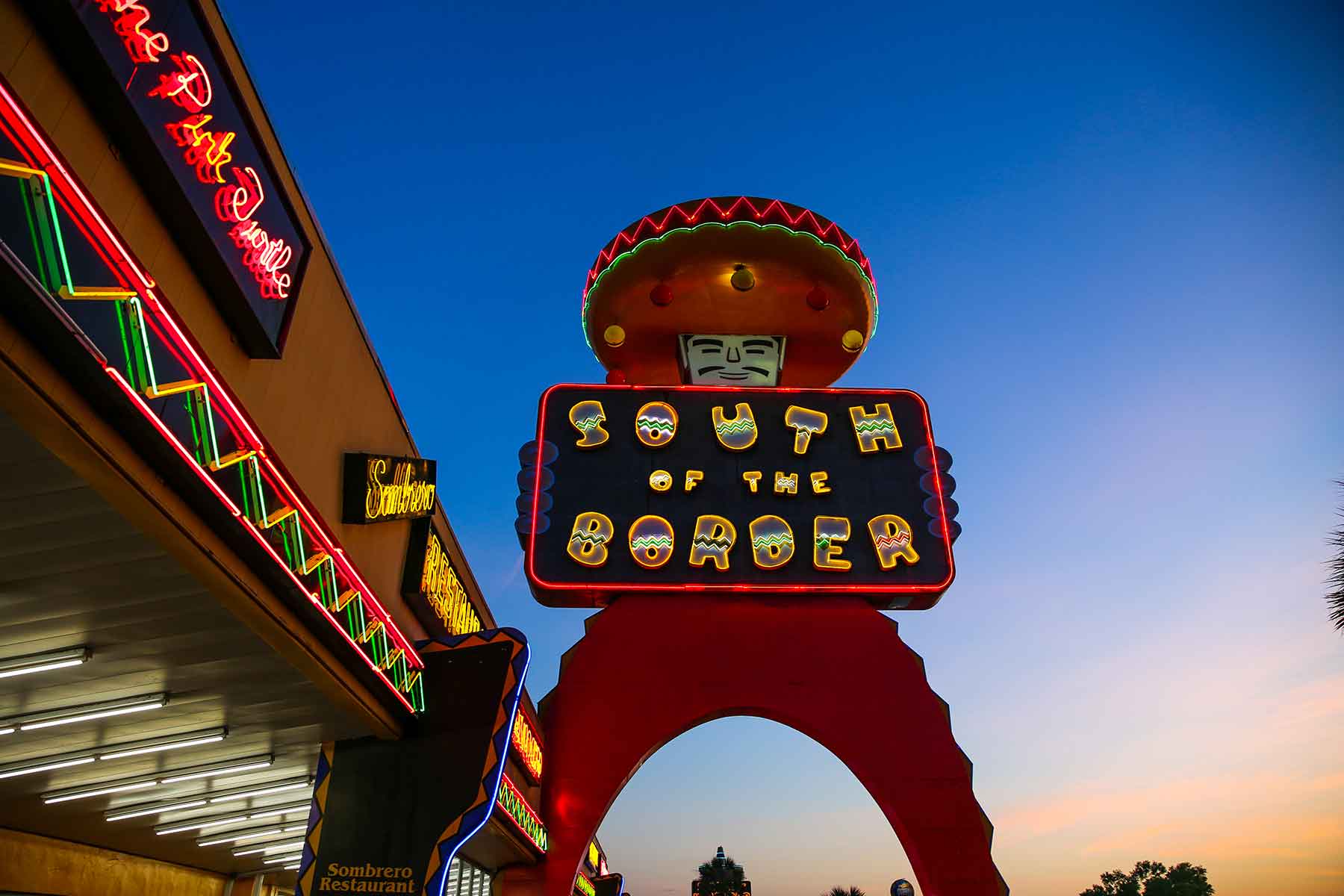 south of the border