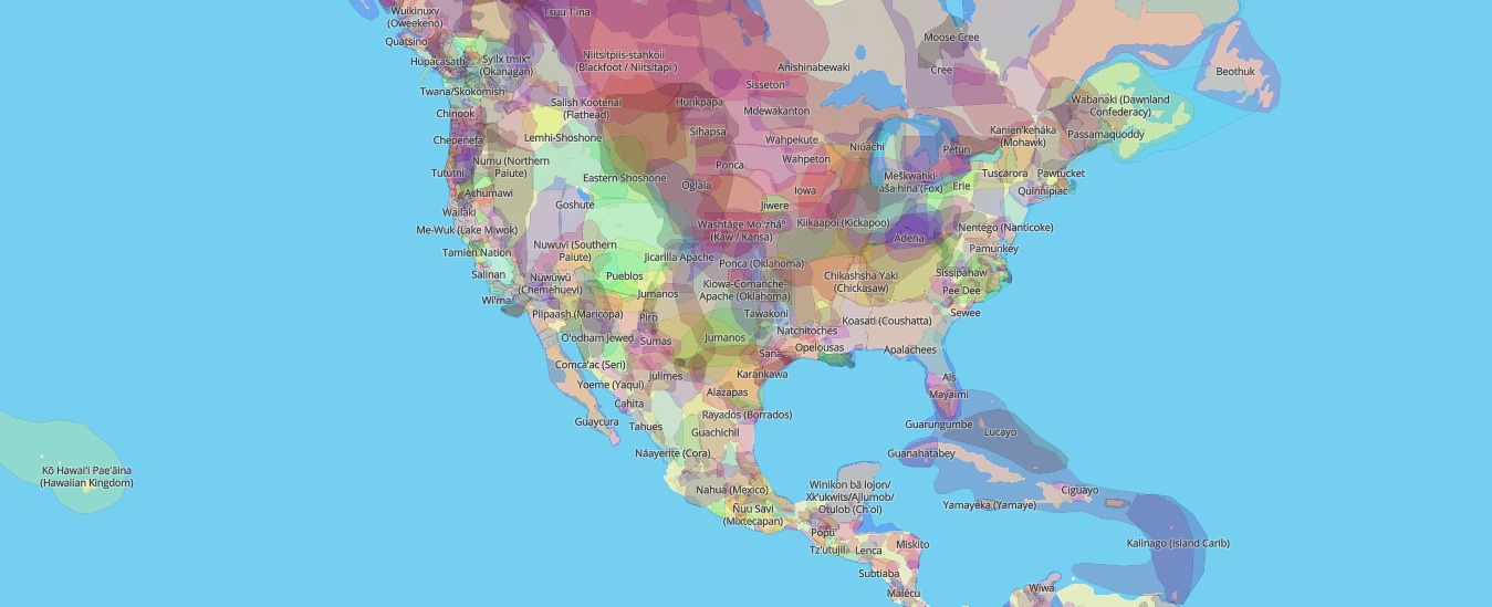 Native Land Digital Map screenshot