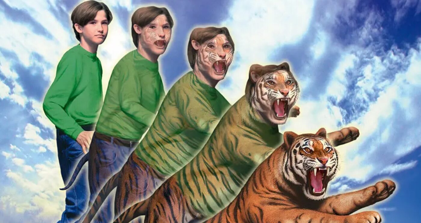 boy morphs into tiger