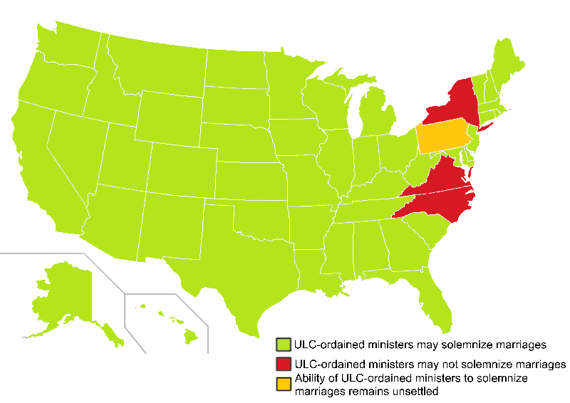 Map of ULC recognition 