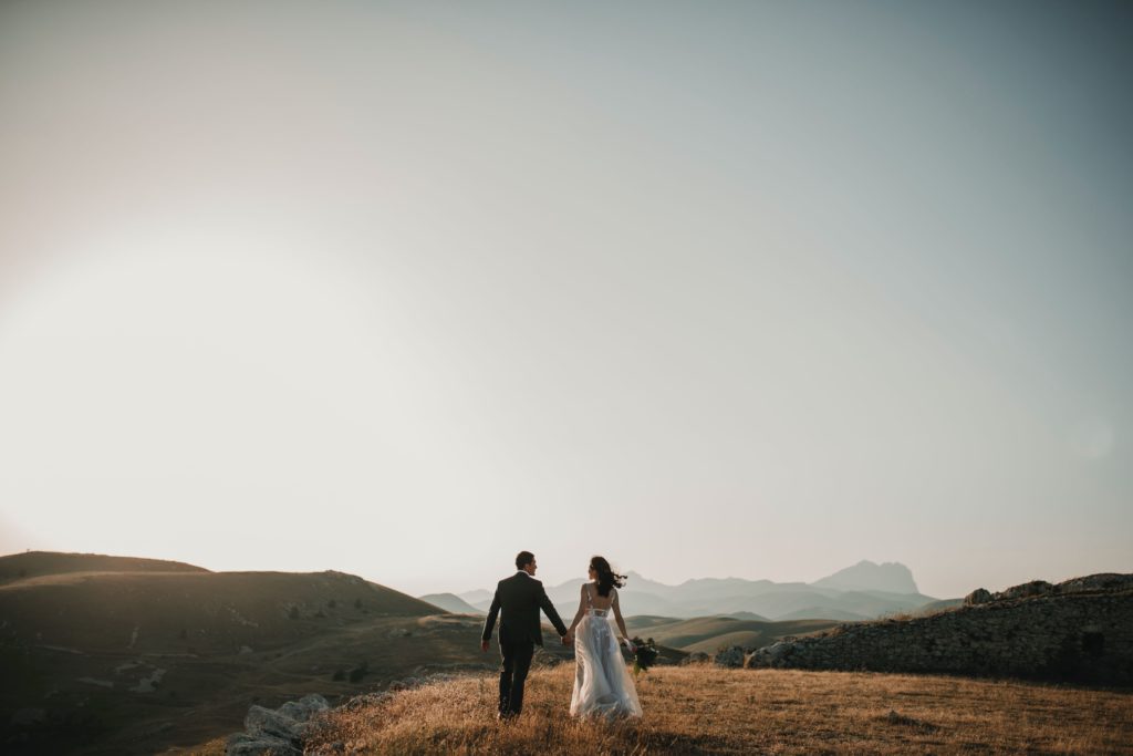 Newlywed couple