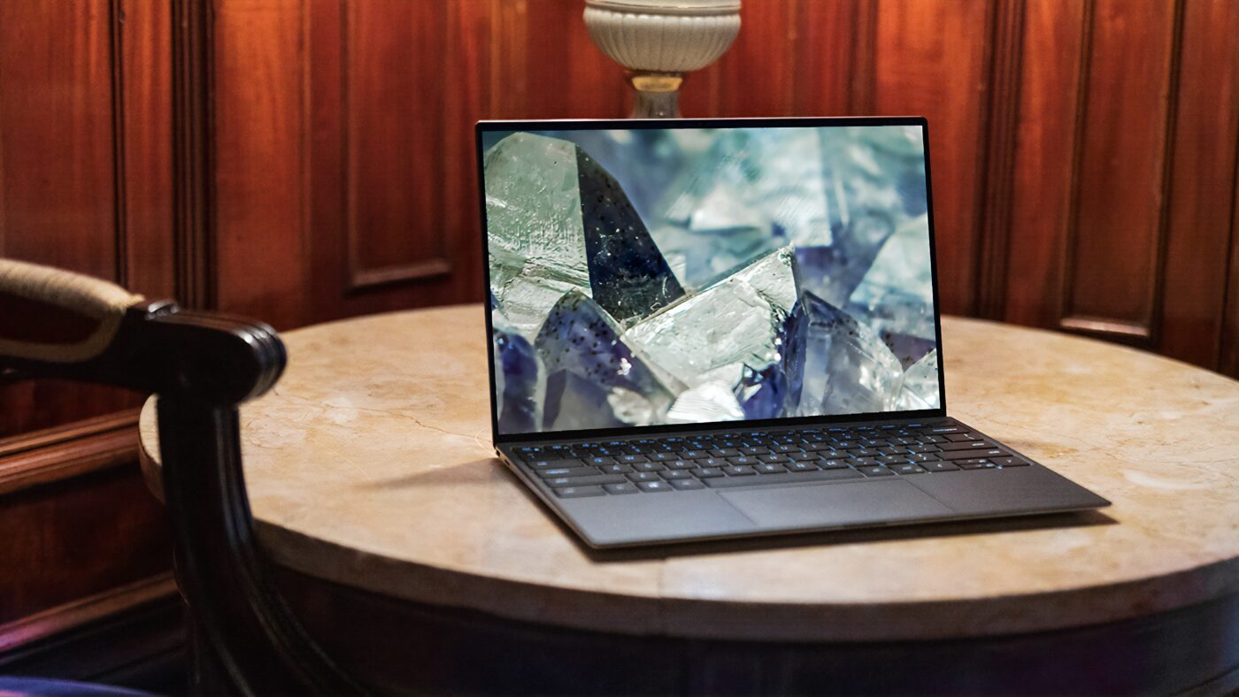 an open laptop on a table