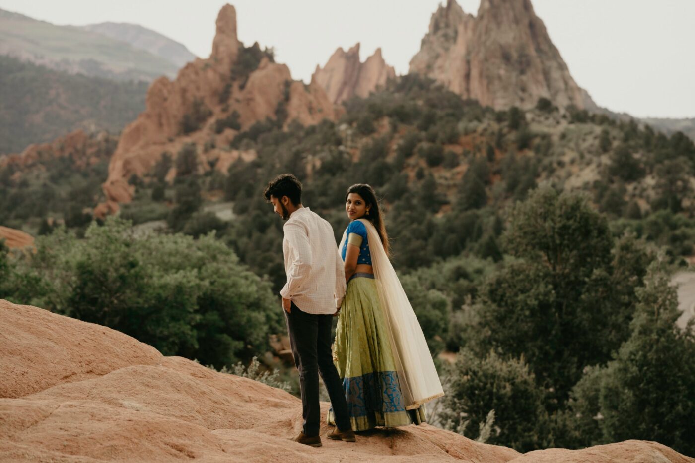taurus and cancer couple walking