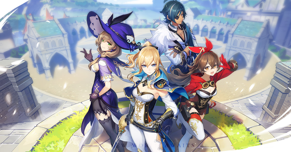 Genshin Impact Mondstadt characters image