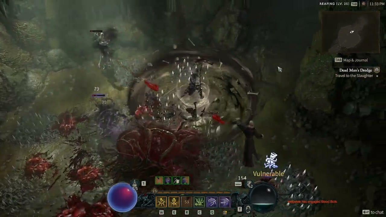 Bone Storm demo in Diablo 4