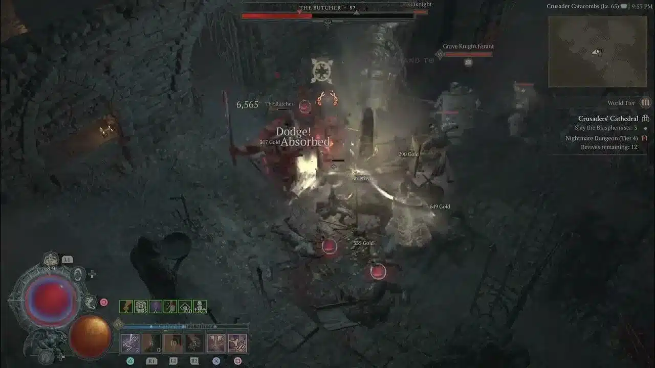 Diablo 4 Butcher fight