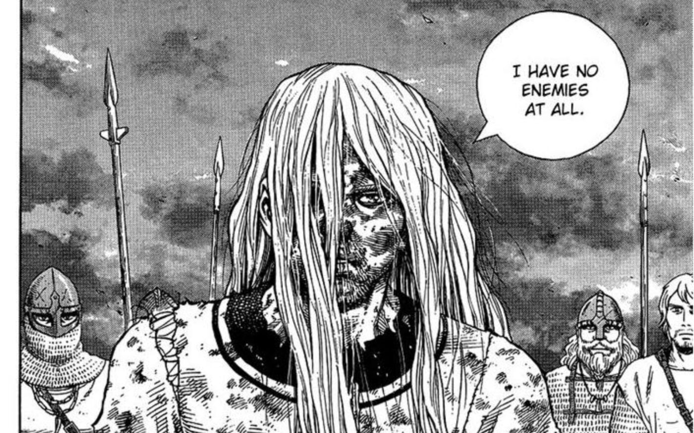 Vinland Saga manga No Enemies scene