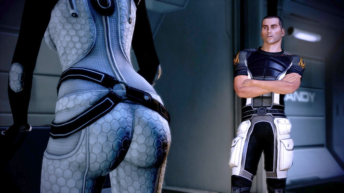 Mass Effect Miranda's back