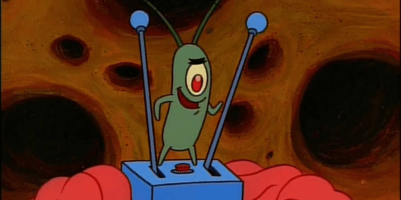 plankton villain spongebob