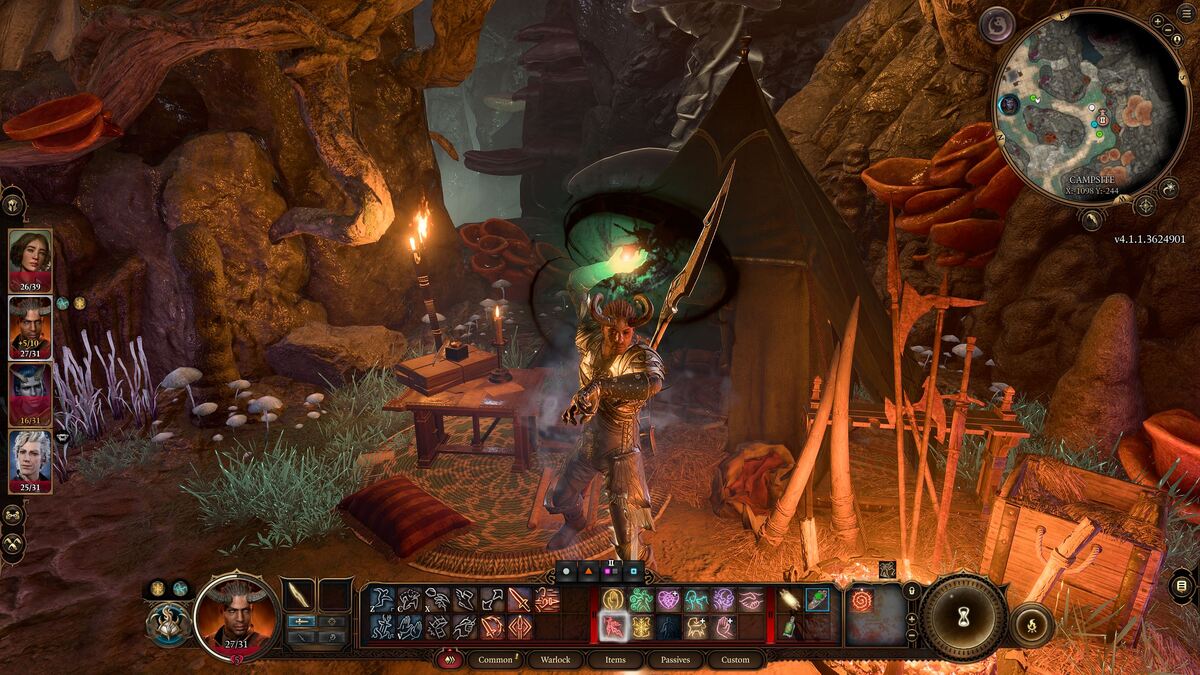 Eldritch Blast casting in BG3