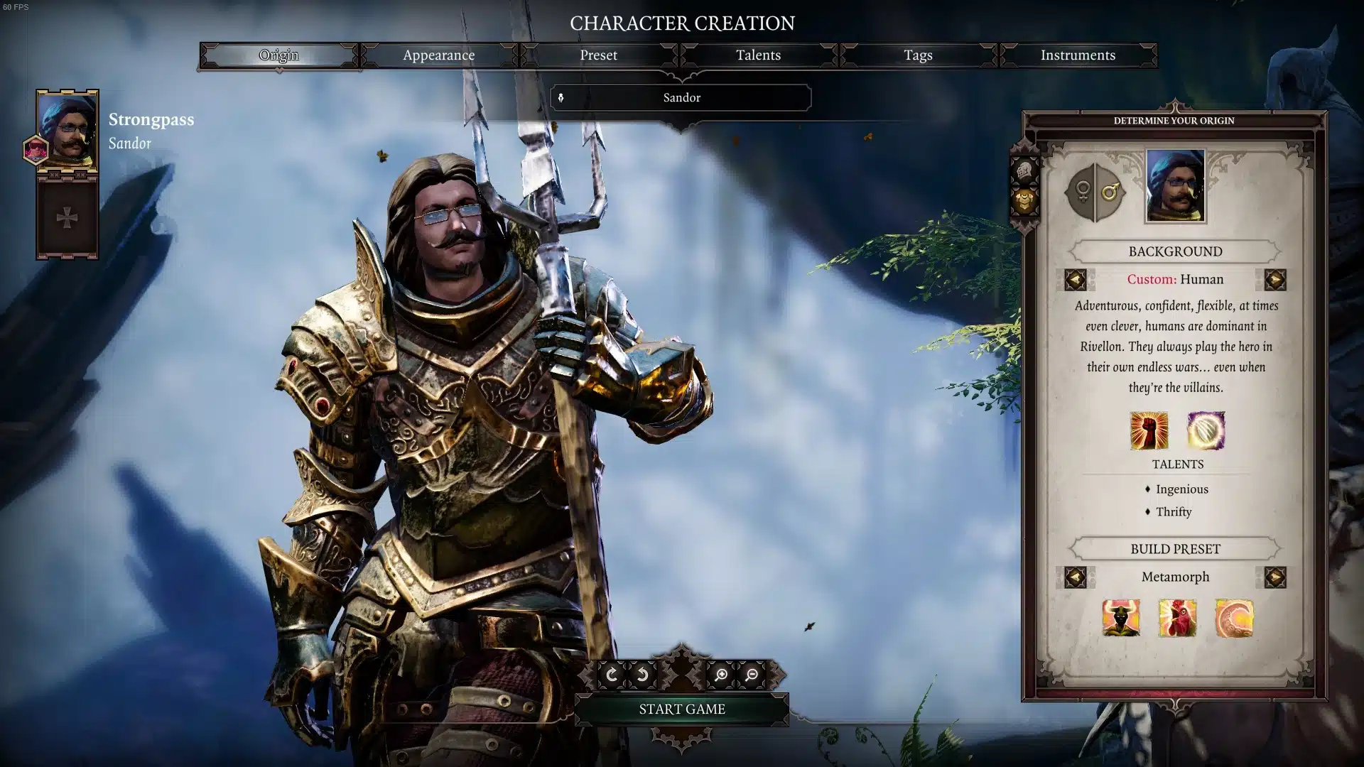 Metamorph in DOS2
