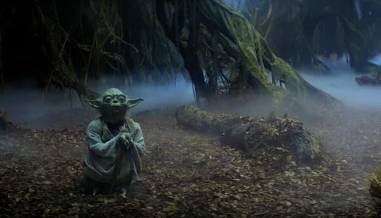 Yoda on Dagobah